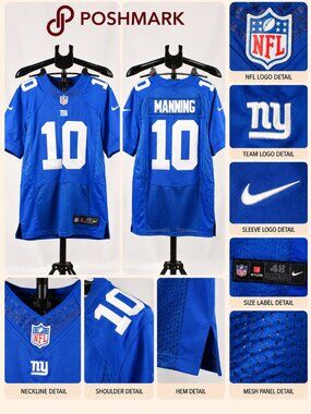 Nike NFL New York Giants Eli Manning #10 Jersey - Size 48